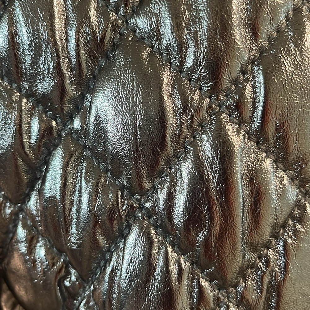 Frame Denim Metallic Quilted Puffer Jacket - Picture 5 of 9
